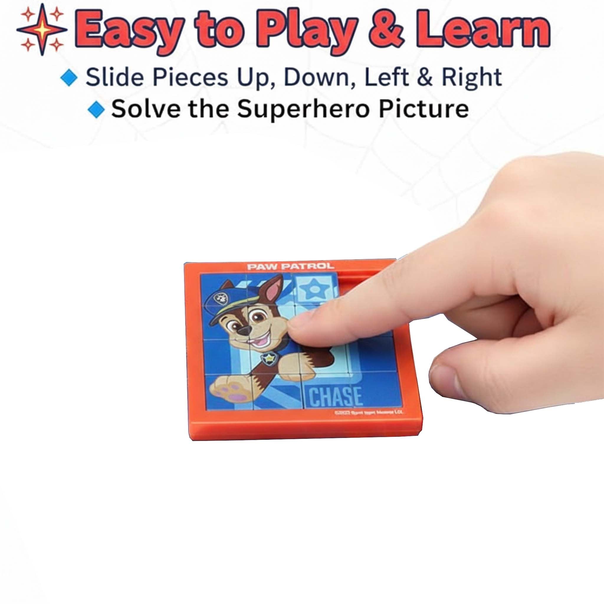 Paw Patrol Sliding Puzzle 2 Pack 6.5cm