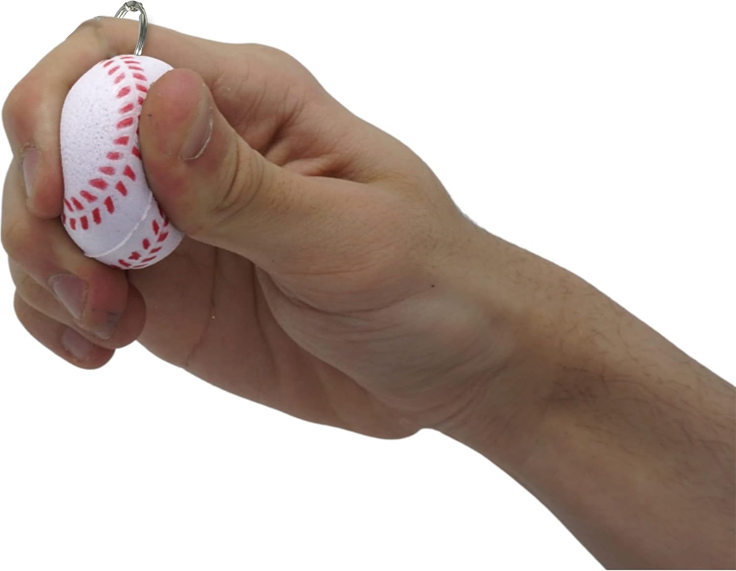 9cm Foam Sports Ball Keyring