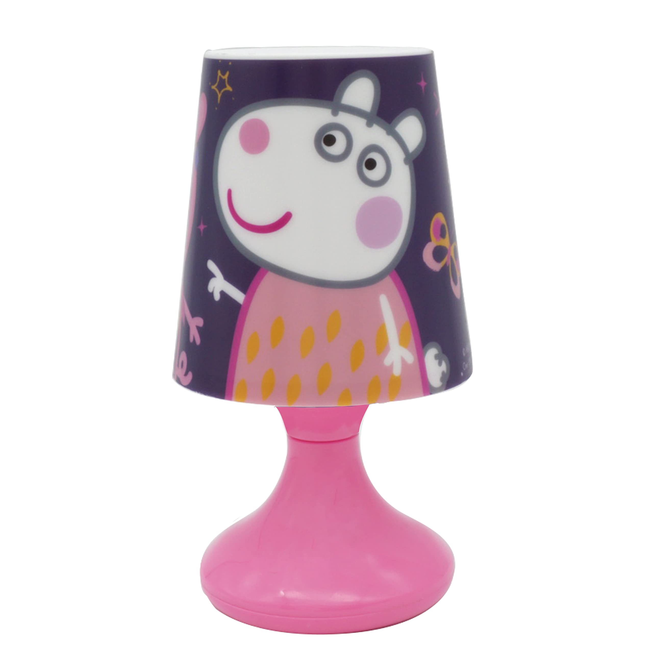 Table Lamp Battery Powered Bedside Lamp for Kids