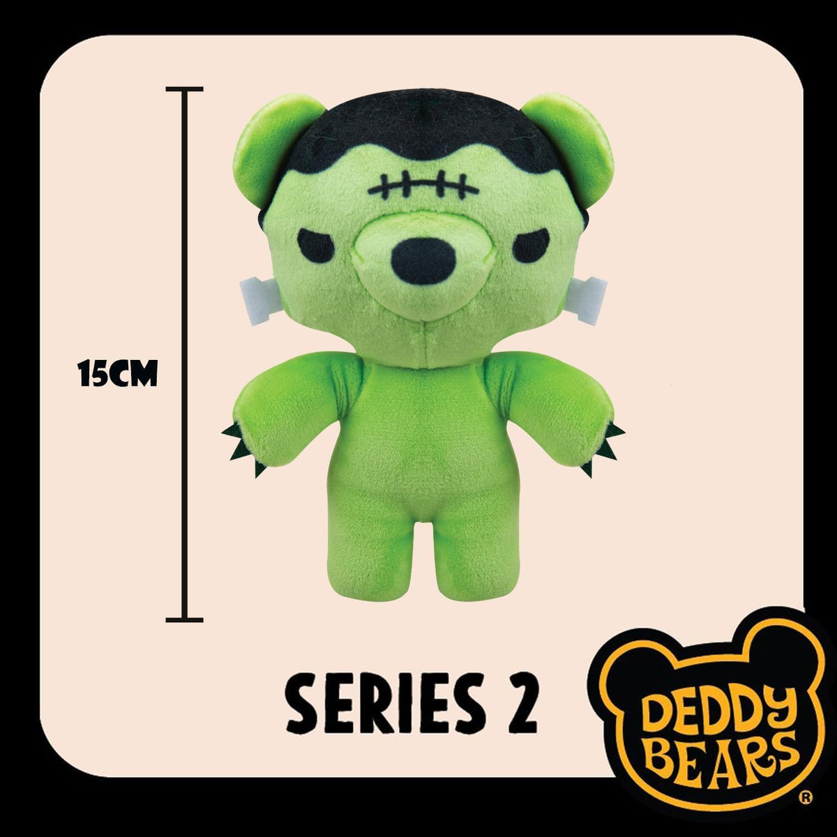Frankenbear Halloween Plush Deddy Bears Coffin - 15cm Series 2
