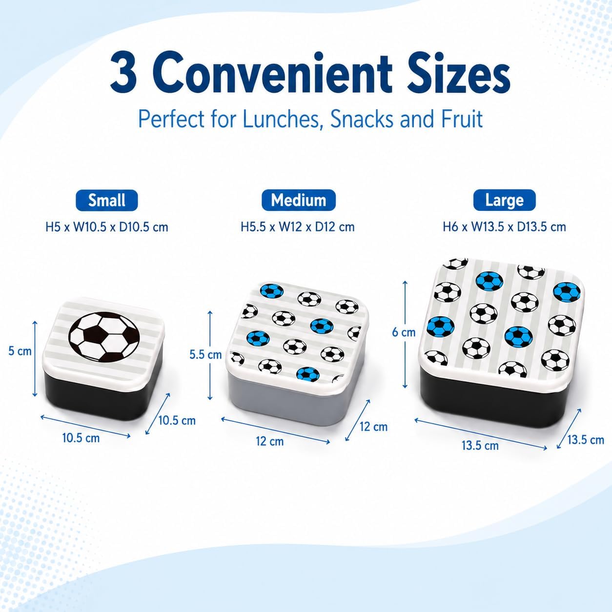3pc School Kids Lunch Box Set