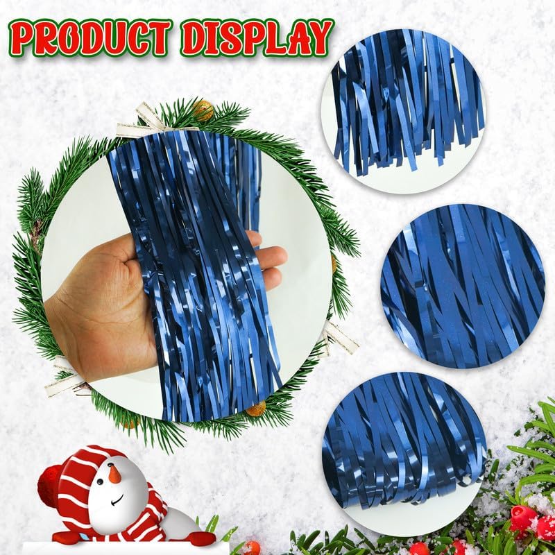 Lametta Tinsel Curtain for Christmas Decorations 50cm