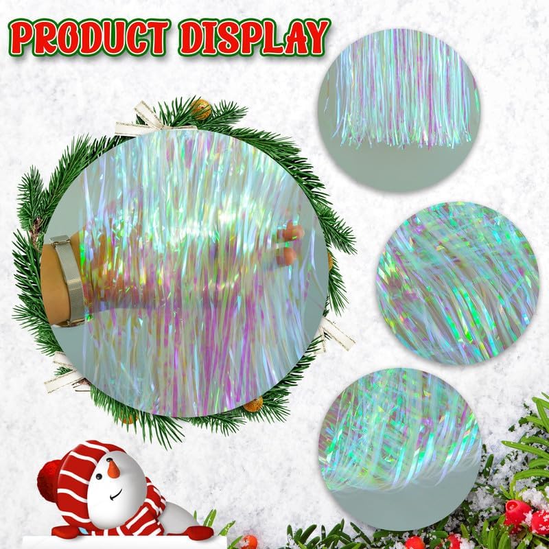 1.2M Christmas Lametta Tinsel Curtain Party Decor