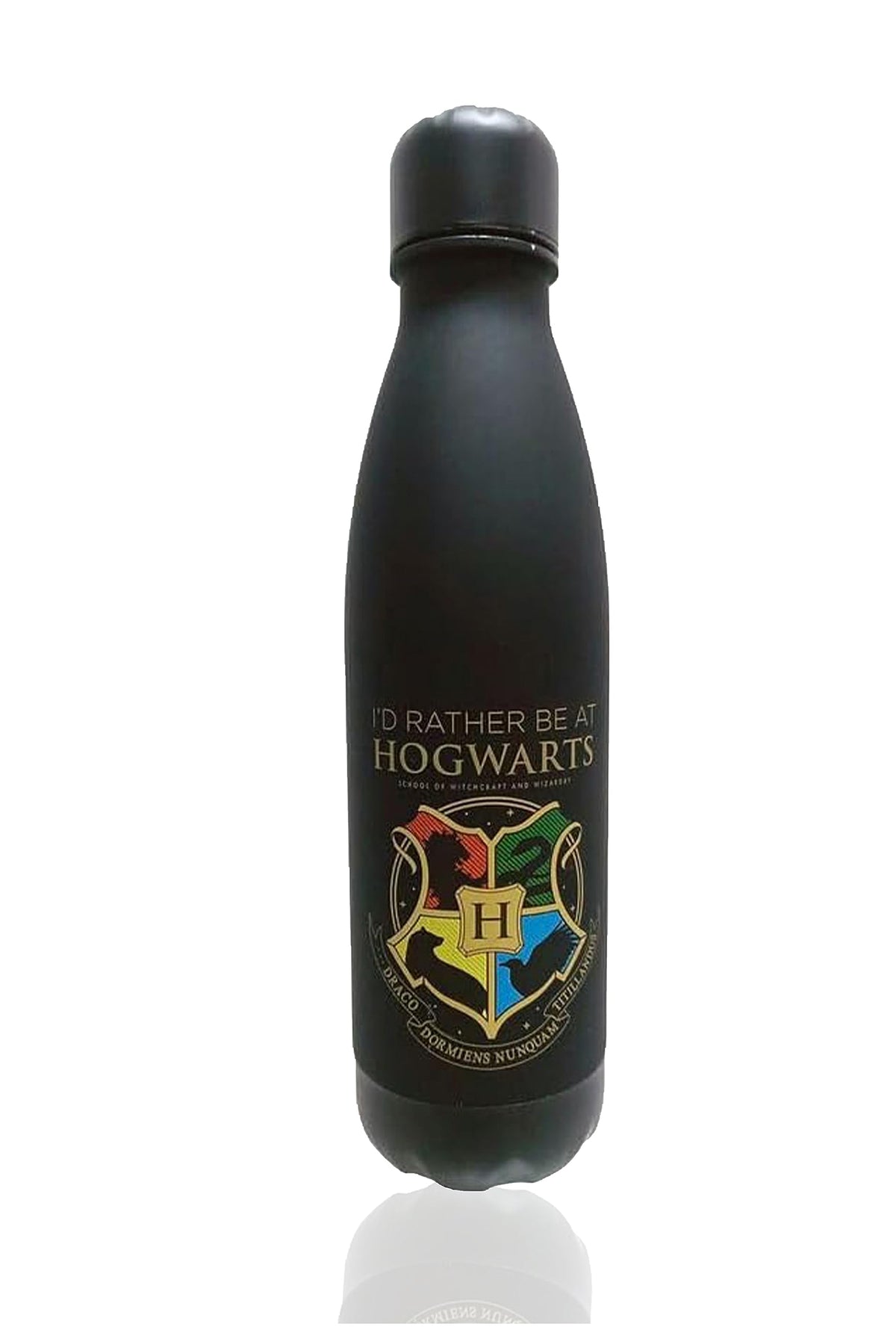 Harry Potter Black Kids Licensed 650ml Soft Touch Leak-Proof Water Bottle