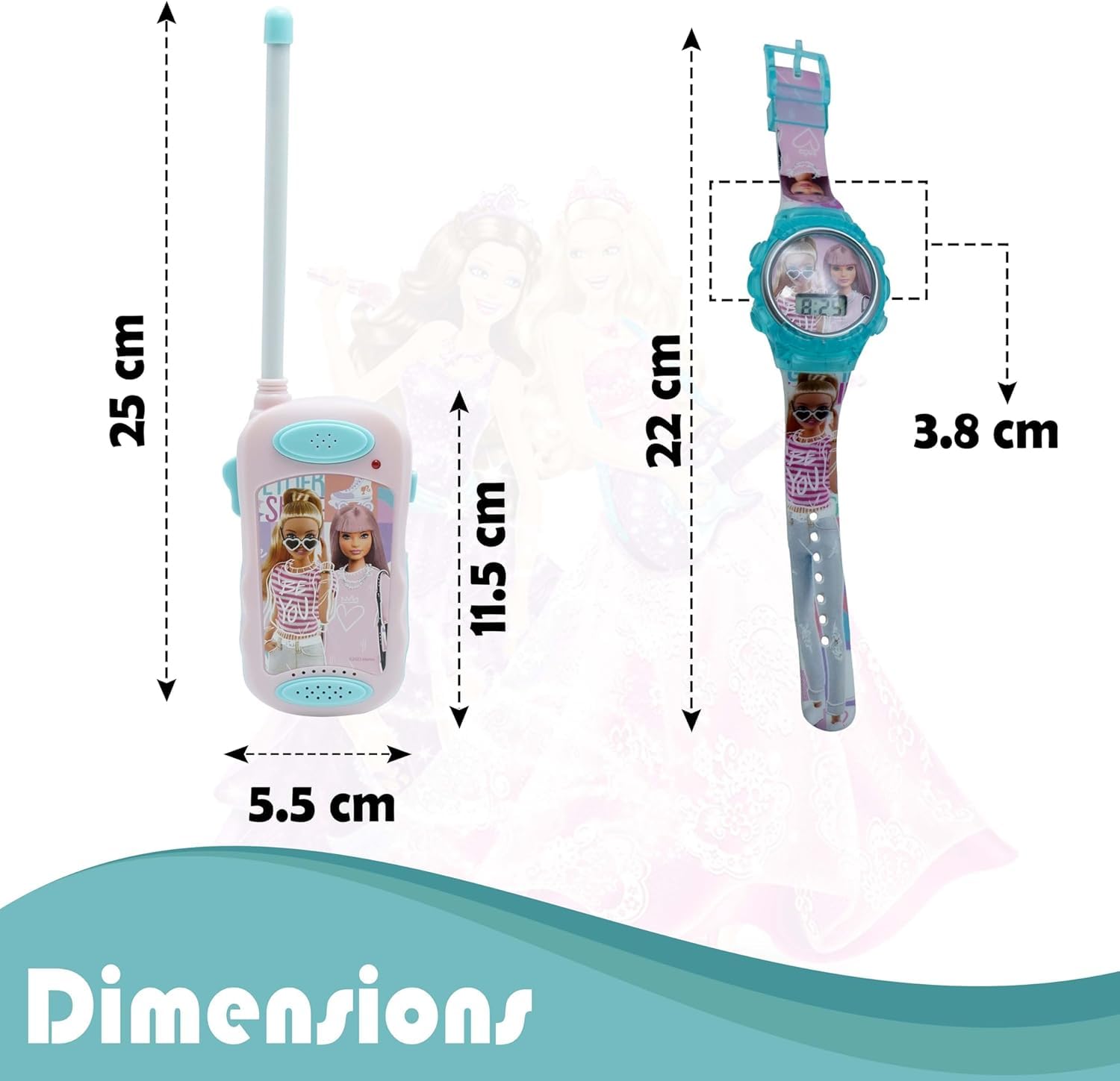 Digital Watch and Walkie Talkie Set