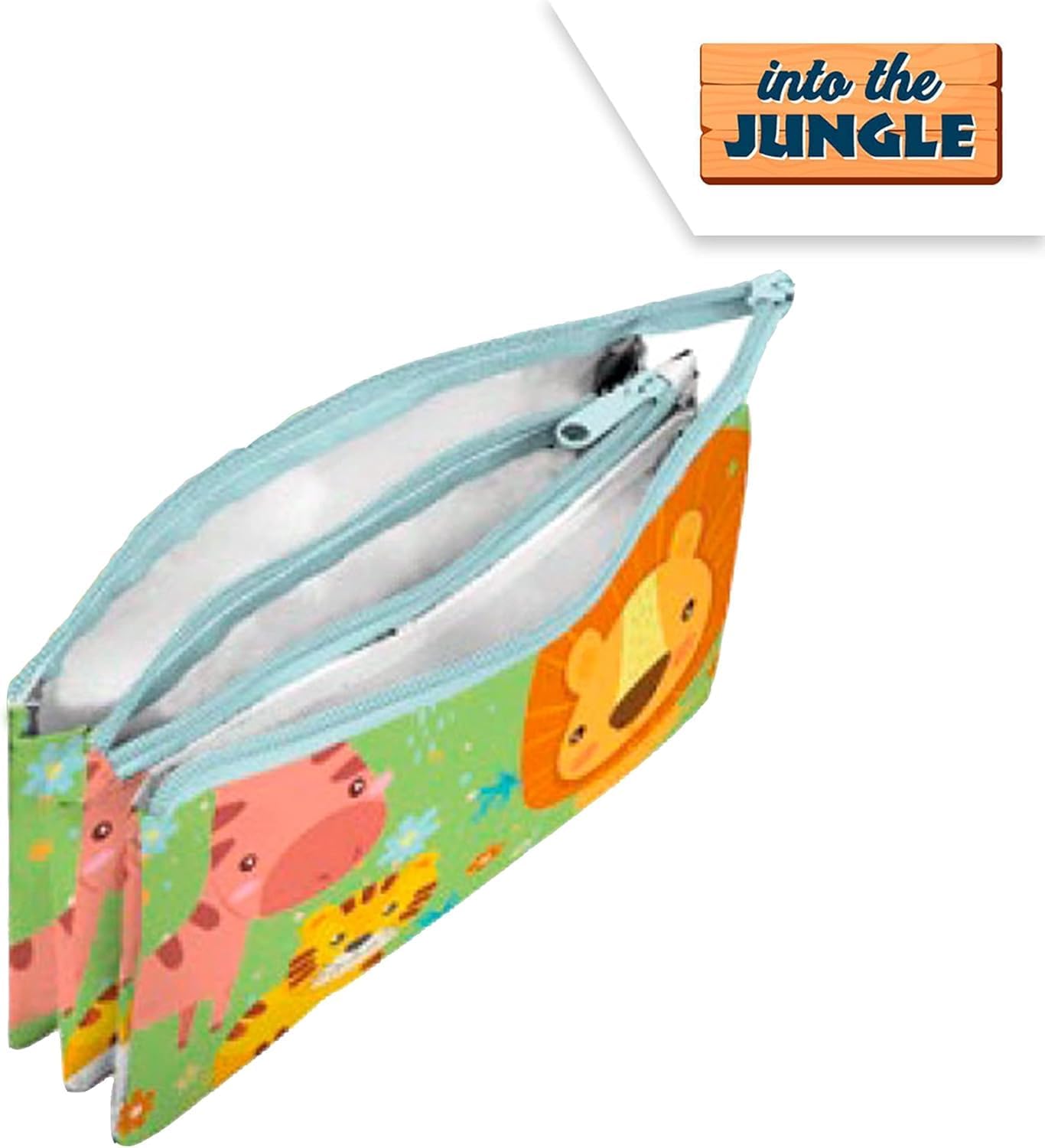 Triple Pocket Pencil Case – 22cm