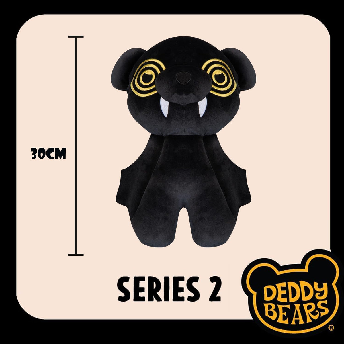 Zombat Halloween Plush Deddy Bears Zip Body Bag - 30cm Series 2