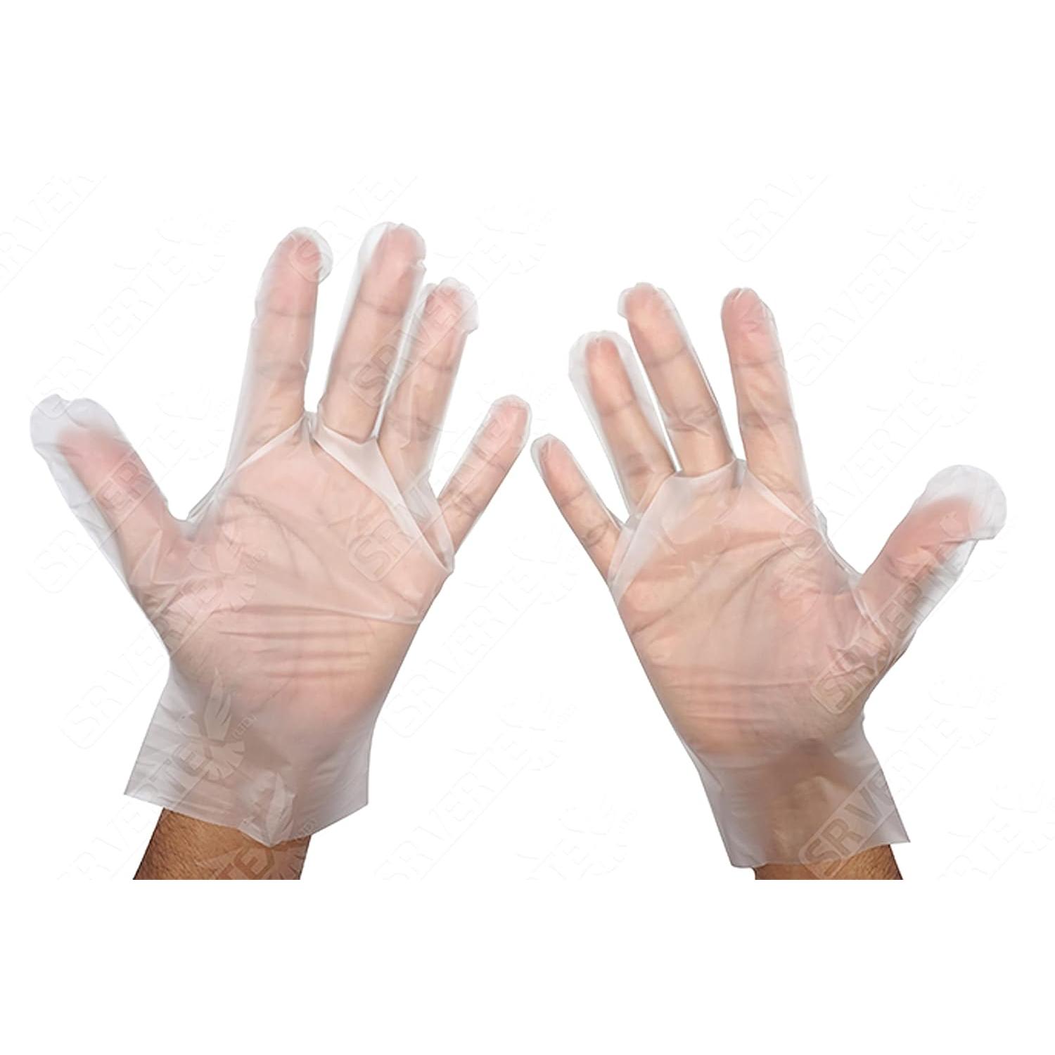 Disposable Food Safe Gloves Waterproof Clear & Vinyl Gloves