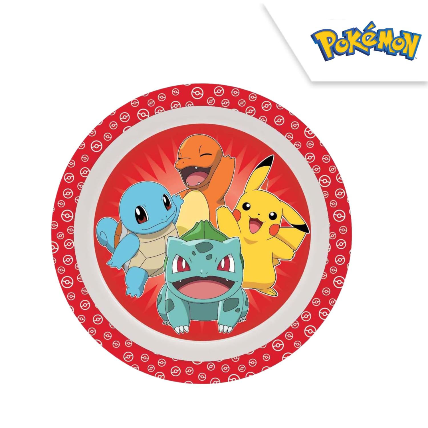 Kids 22cm BPA-Free Plastic Dinner Plate Reusable Round Snack Plate