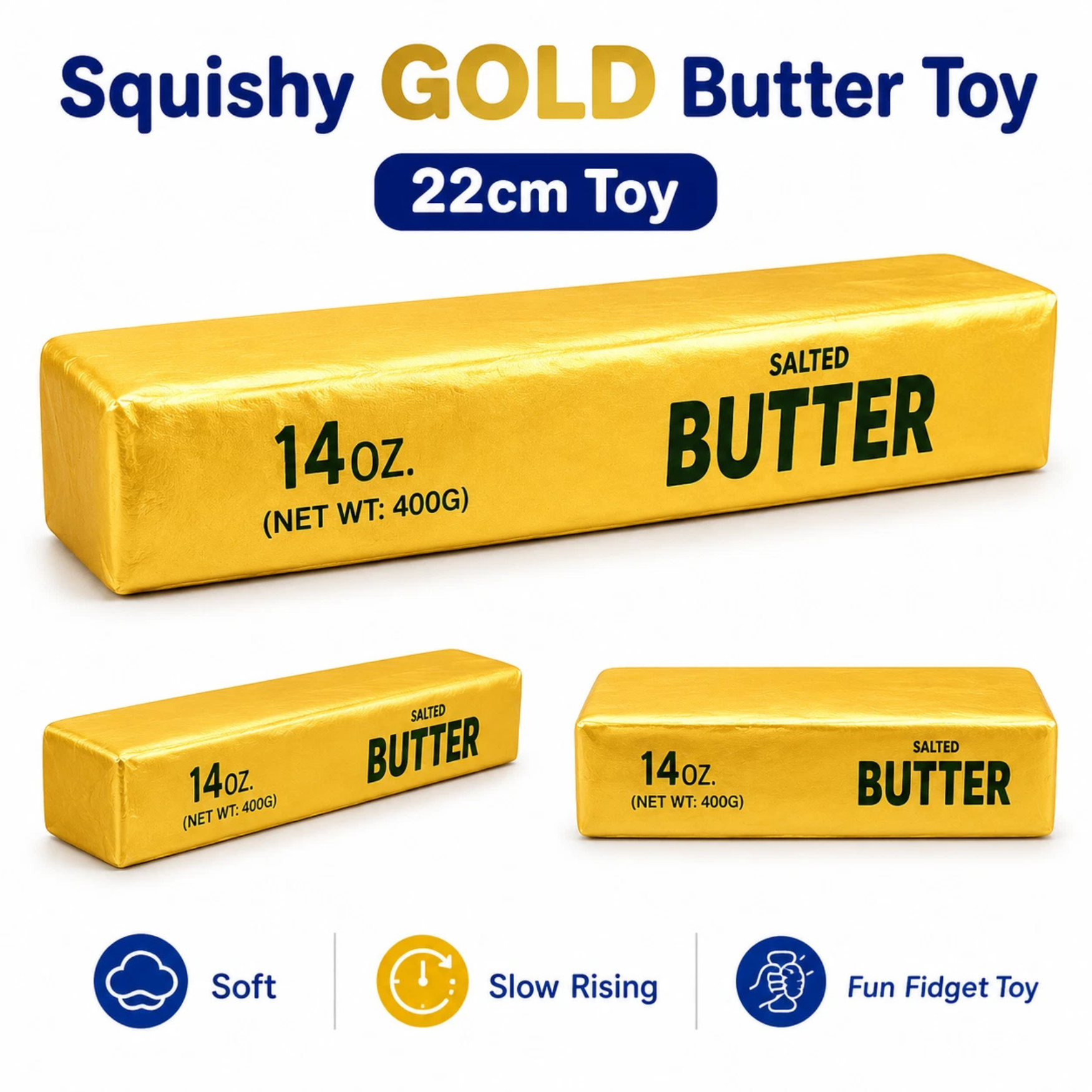 Squishy Butter Stick Slow Rising Sensory Toy