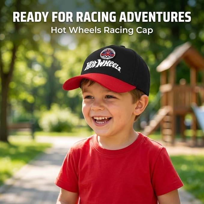 Hot Wheel Cotton Baseball Cap 3-8 Years