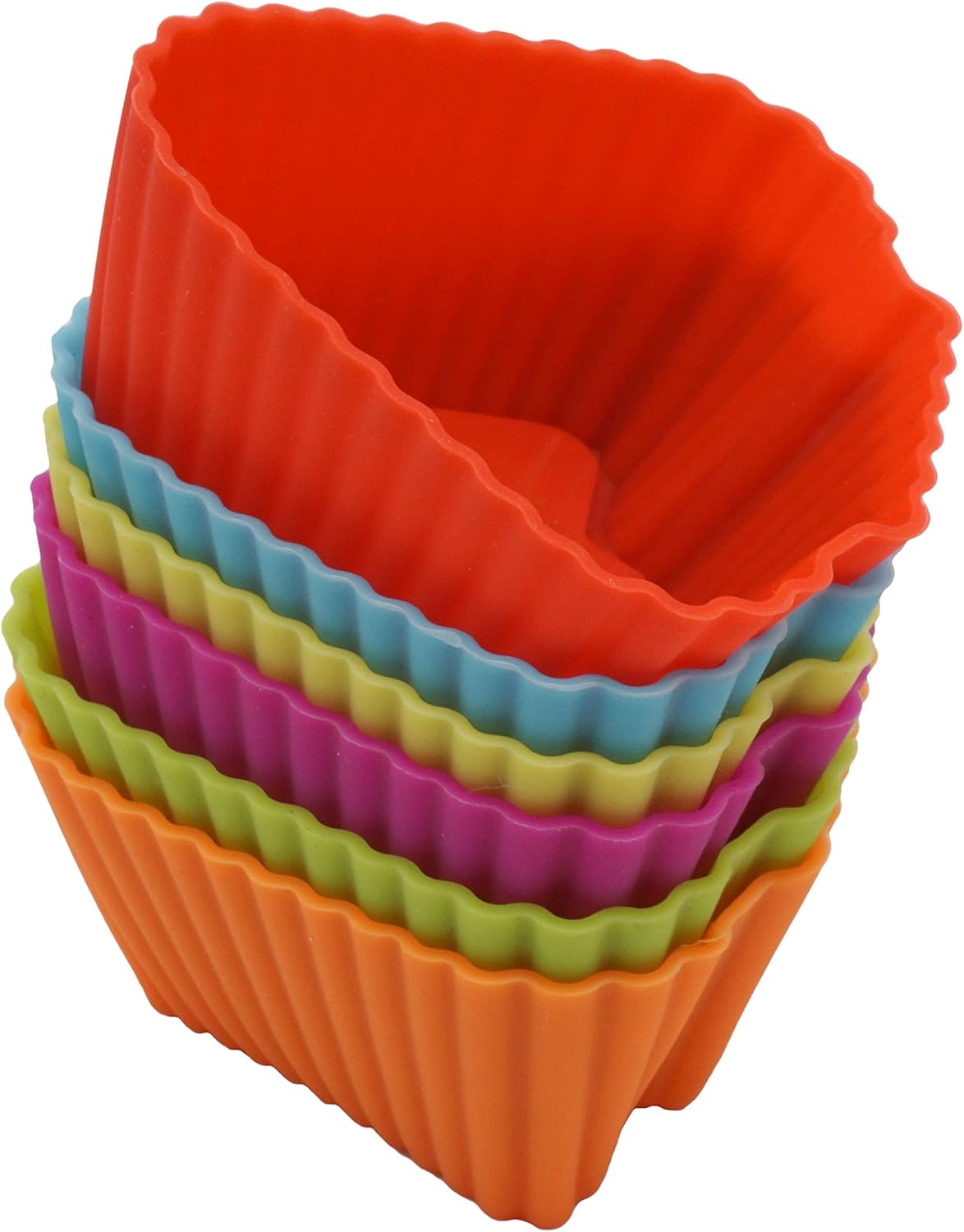 12x Reusable Silicone Muffin Moulds