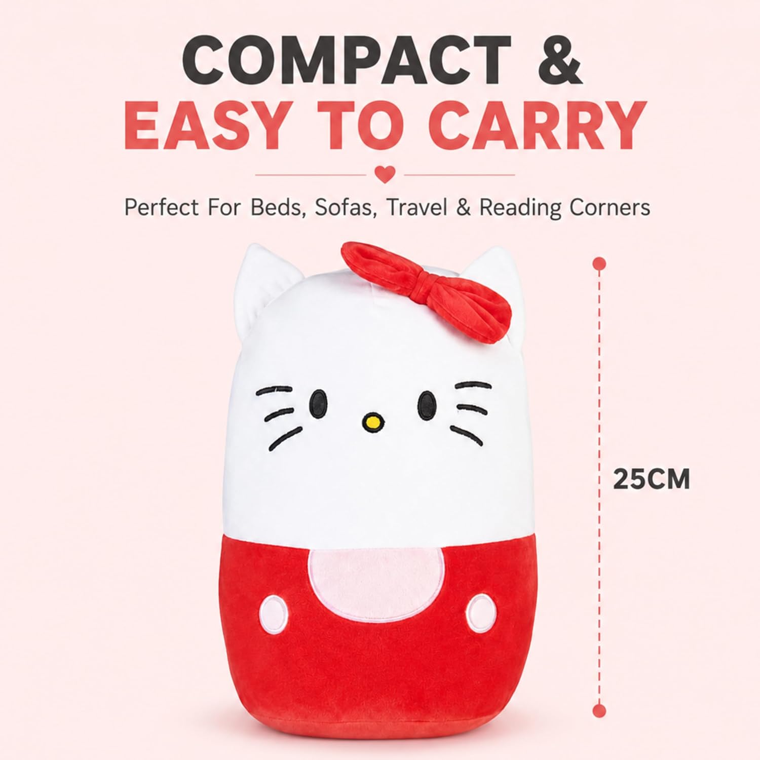 Oval Soft Plush Character Pillows