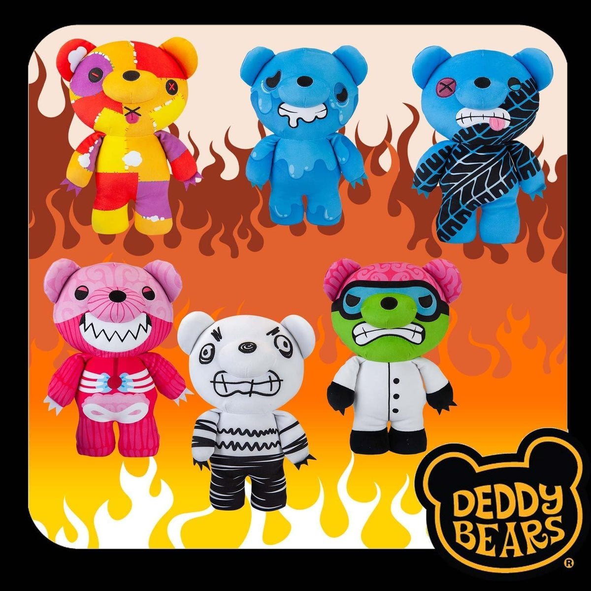 Dripps Halloween Plush Deddy Bears Coffin 30cm Series 3