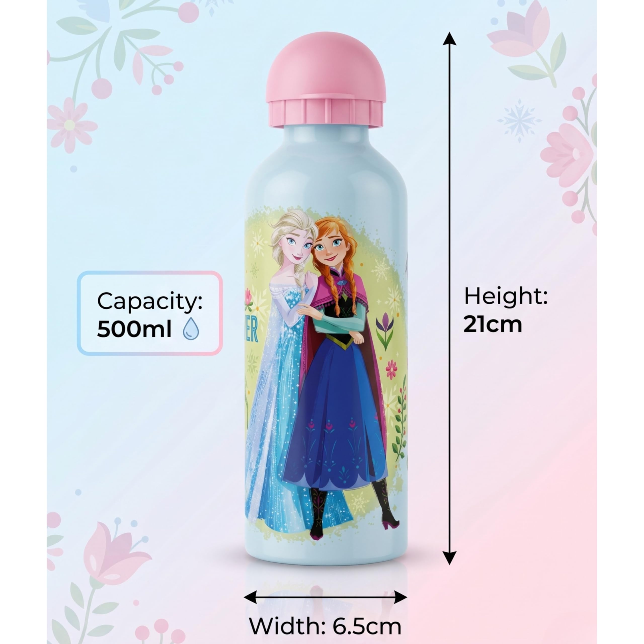 Disney Frozen Aluminium Water Bottle 500ml