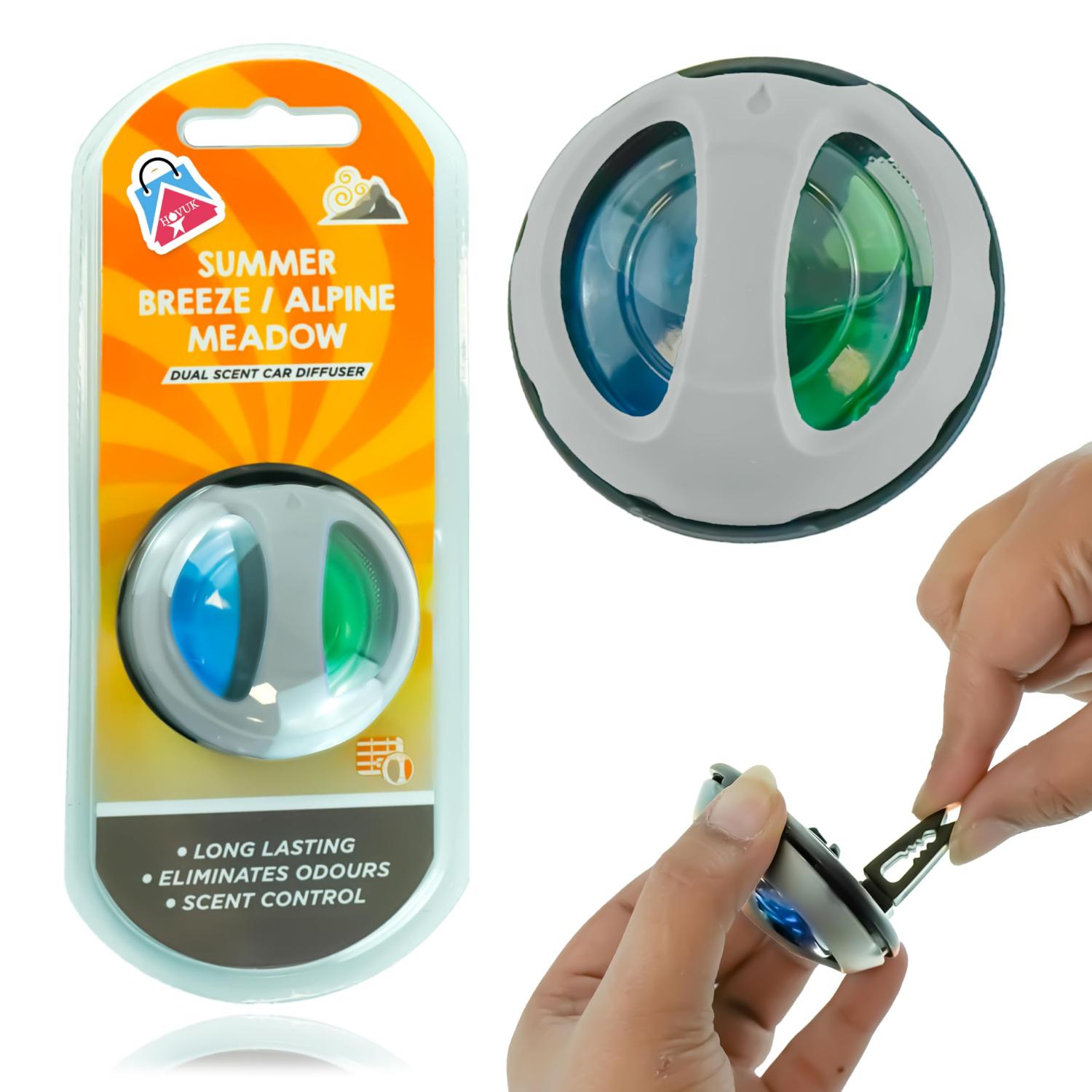Car Diffuser Dual Scent Air Fresheners - 5.5cm