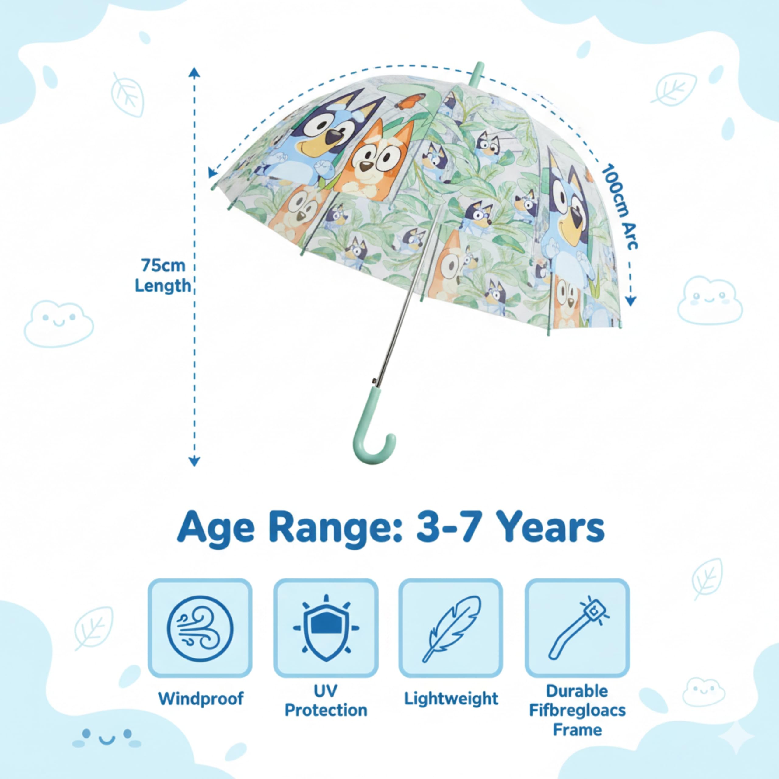 TRANSPARENT BELL UMBRELLA