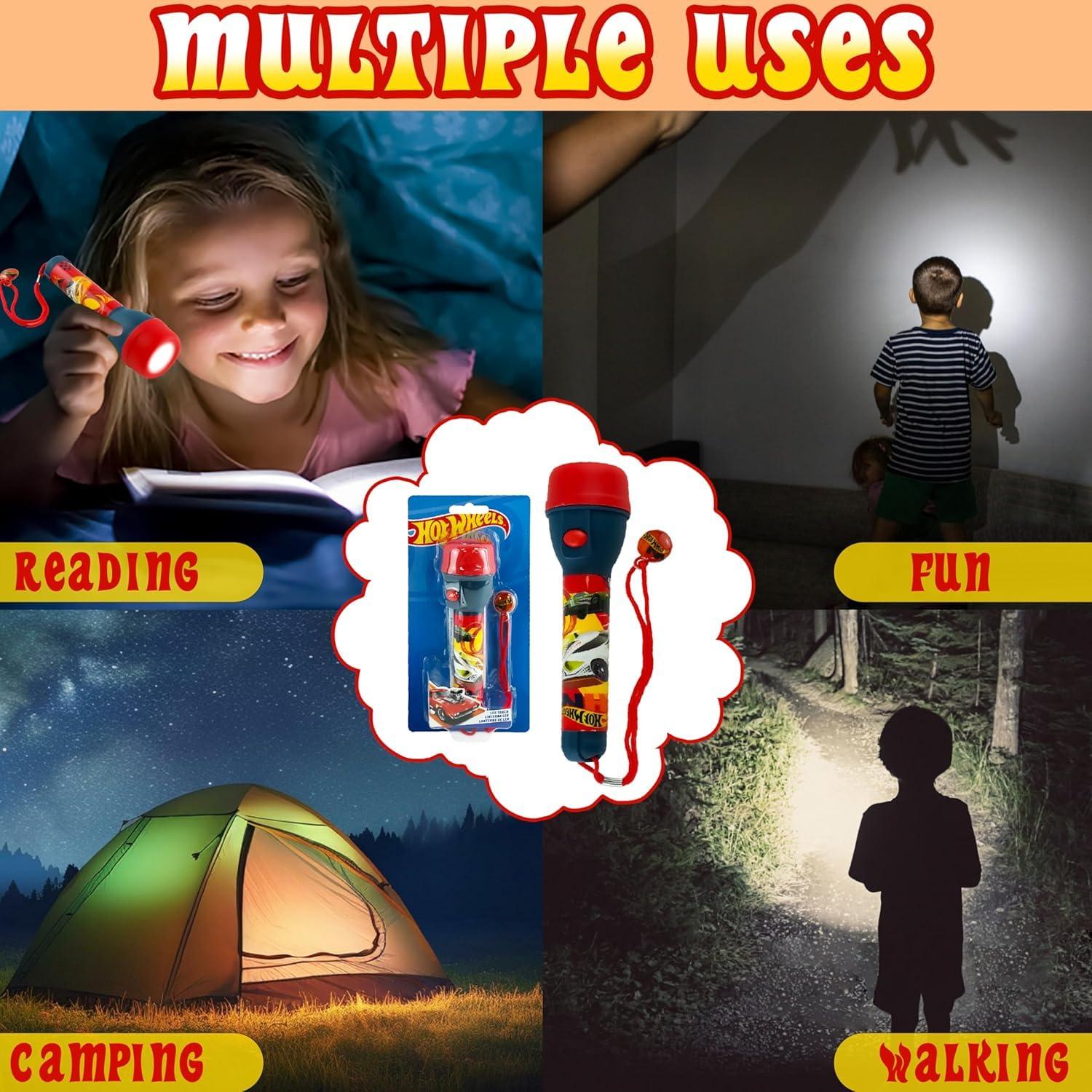Kids LED Big Torch – Flashlight with Lanyard - Assorted