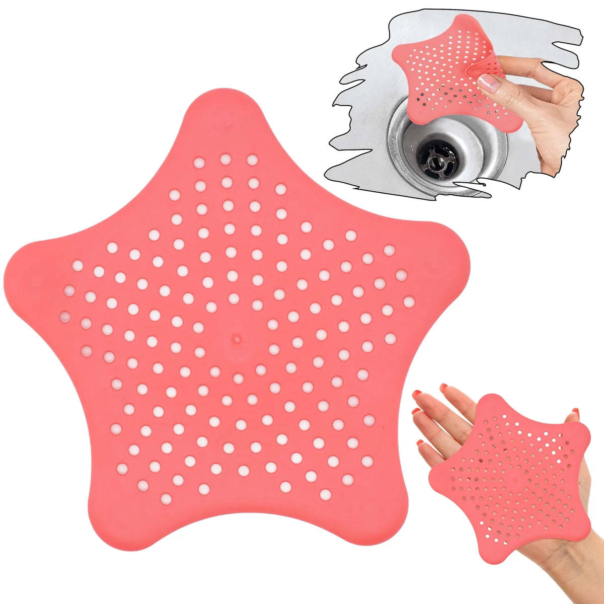 Silicone Star Shape Drainer