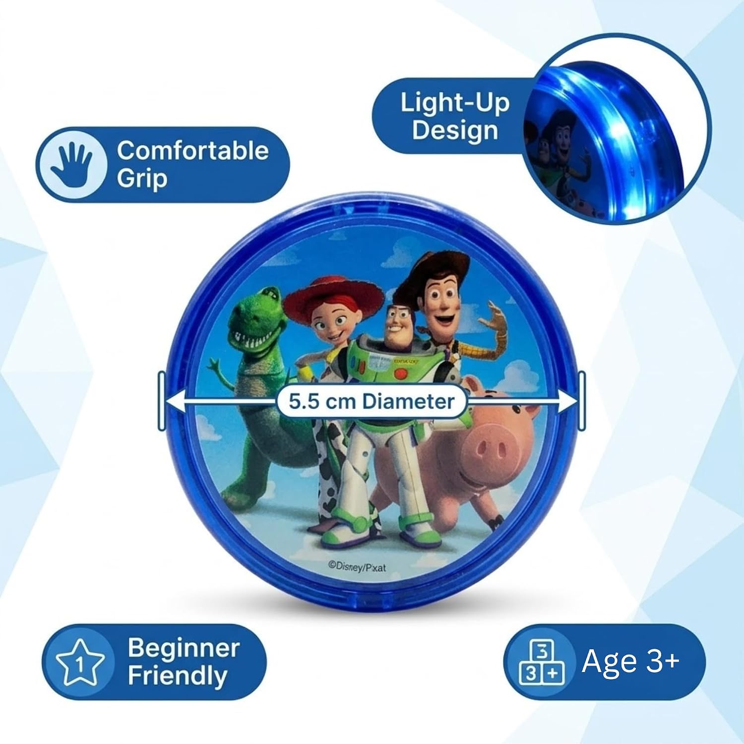 LED Glow YoYo for Kids – 5.5cm