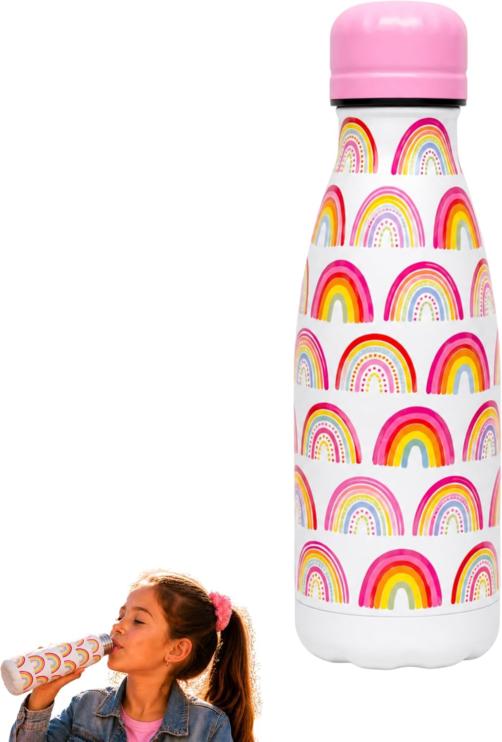 350ml Girls Insulated Metal Water Bottle