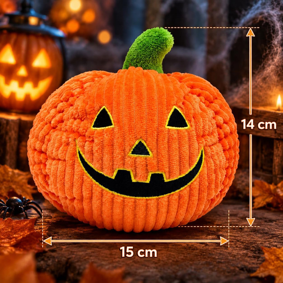 Halloween Pumpkin Plush 15cm