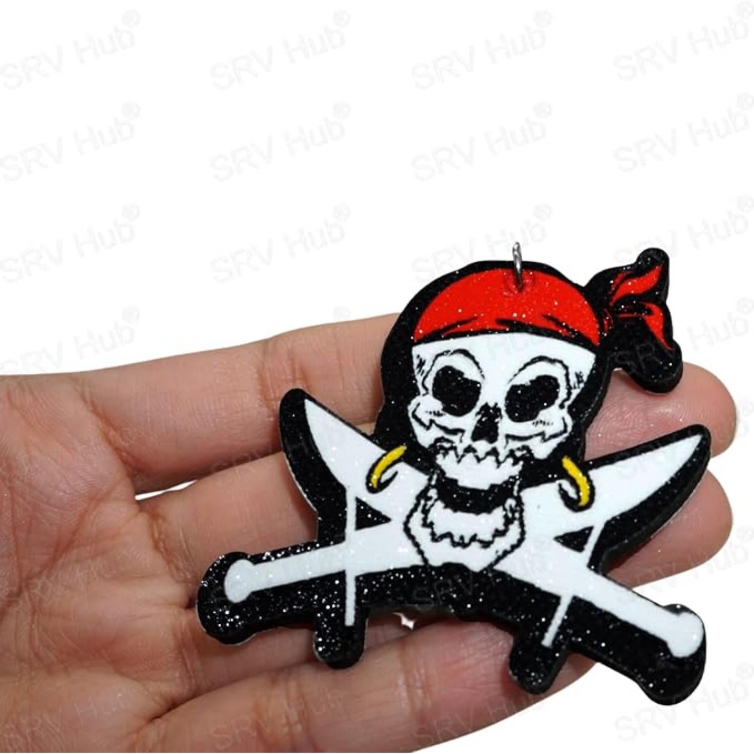 Pirate Keychains Foamex Keyring - Assorted