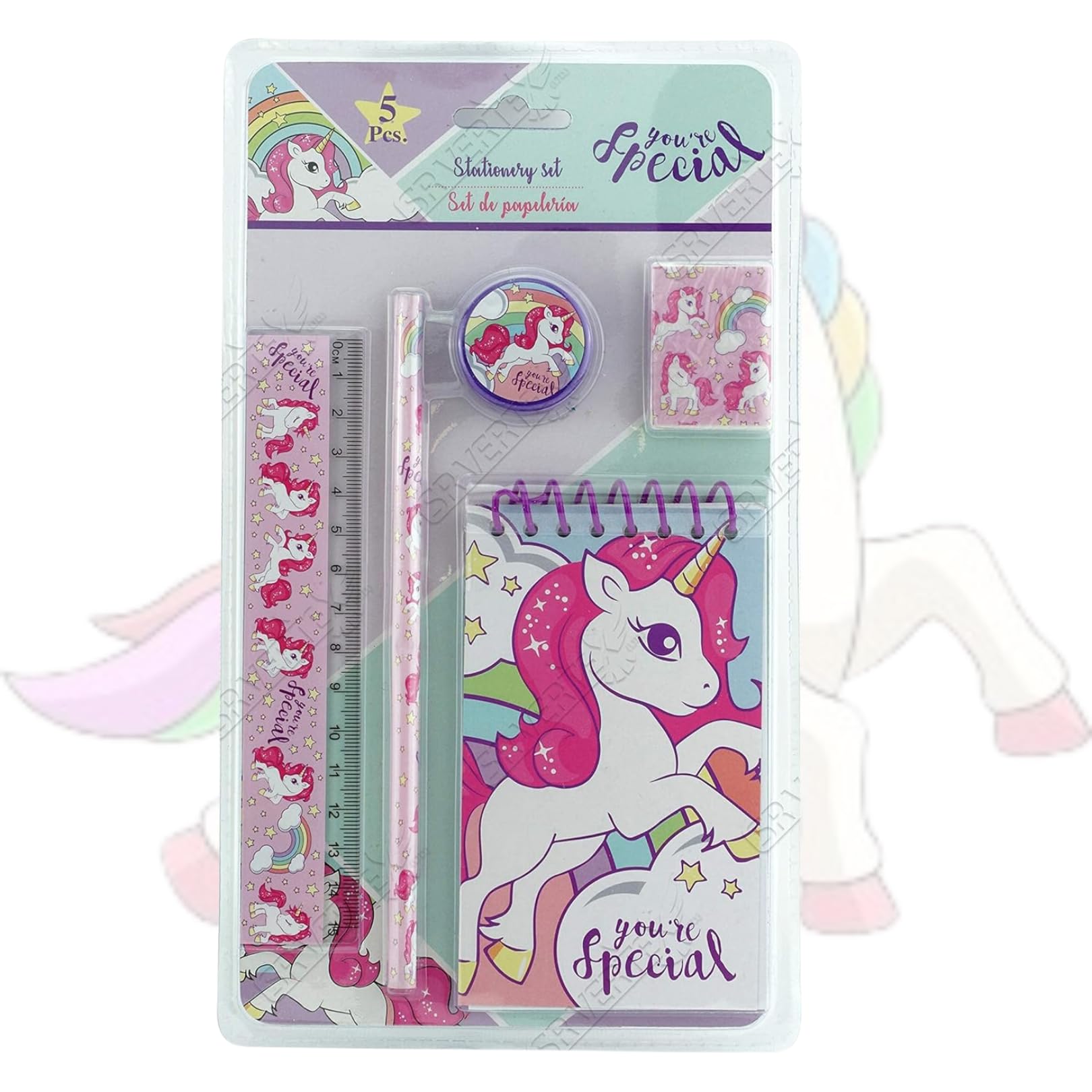 5PCs School Stationery Set