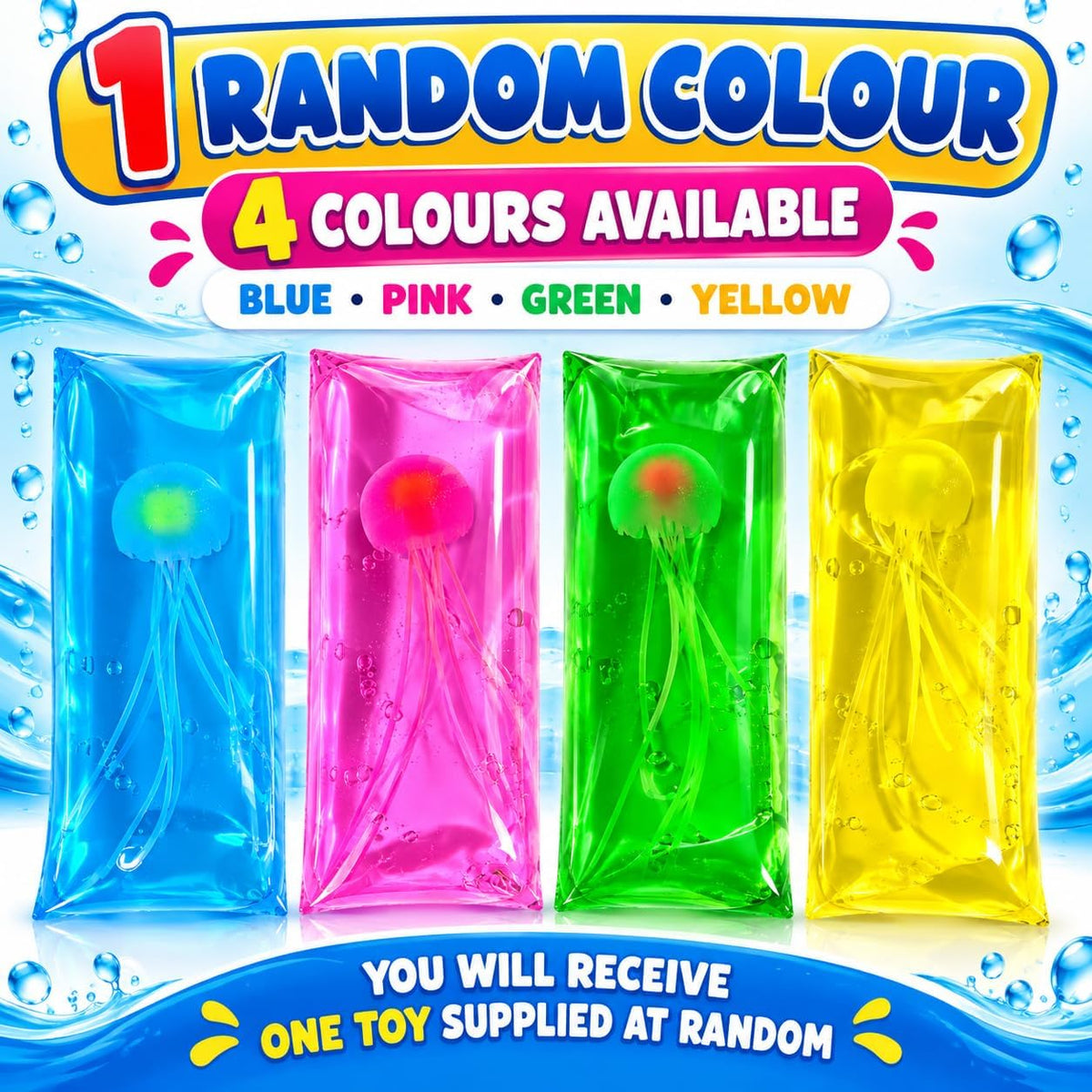 1x Jelly Fish Water Snake Toy 13cm