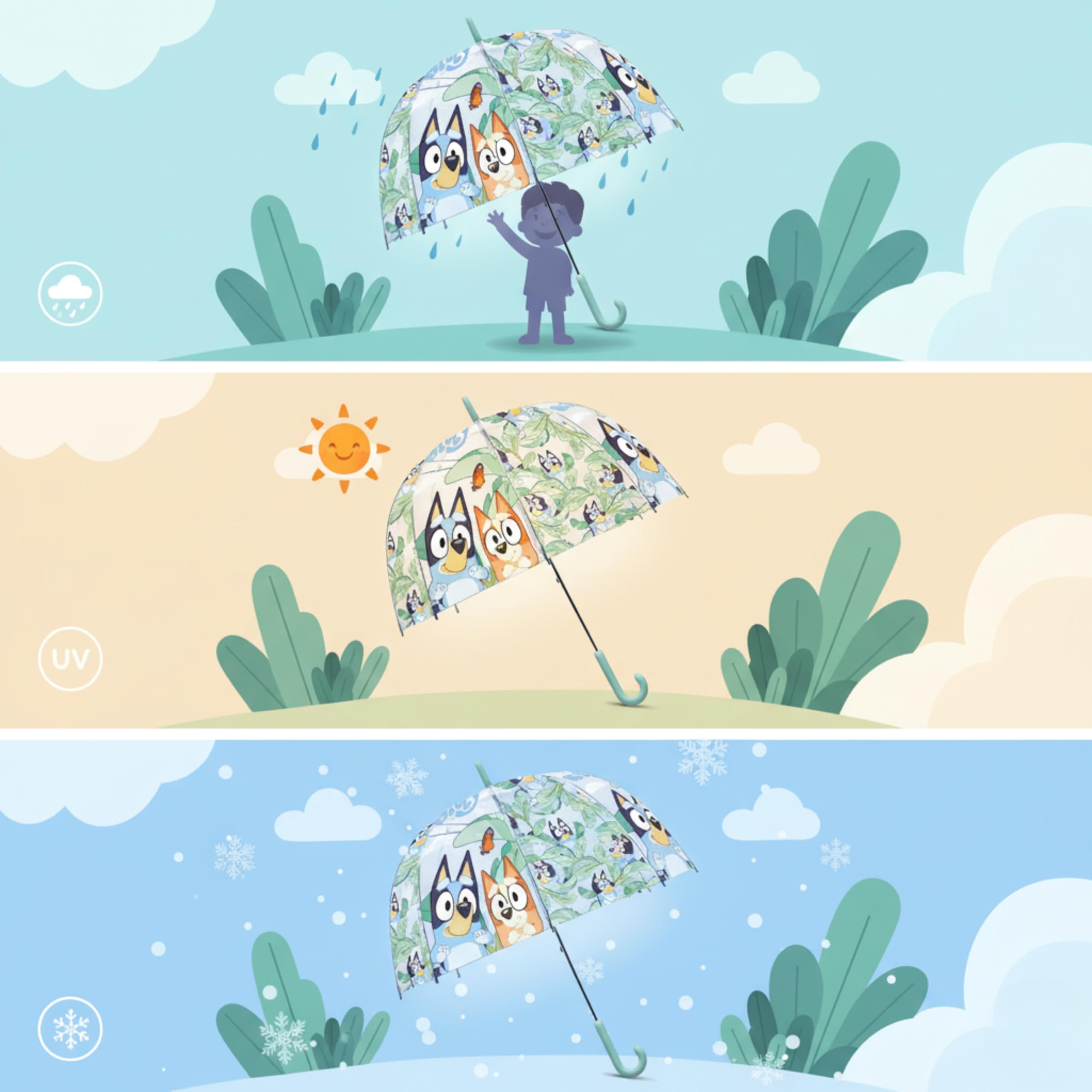 TRANSPARENT BELL UMBRELLA