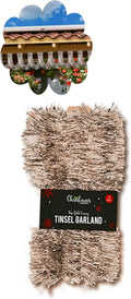 Rosegold Christmas Tinsel Garland 5m (16ft)