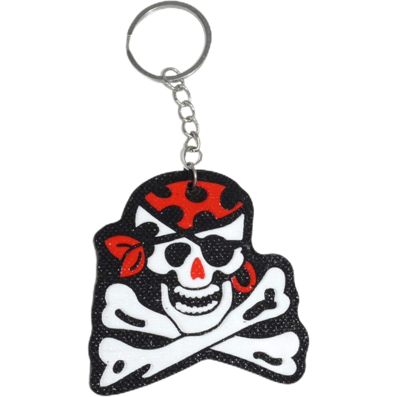 Pirate Keychains Foamex Keyring - Assorted