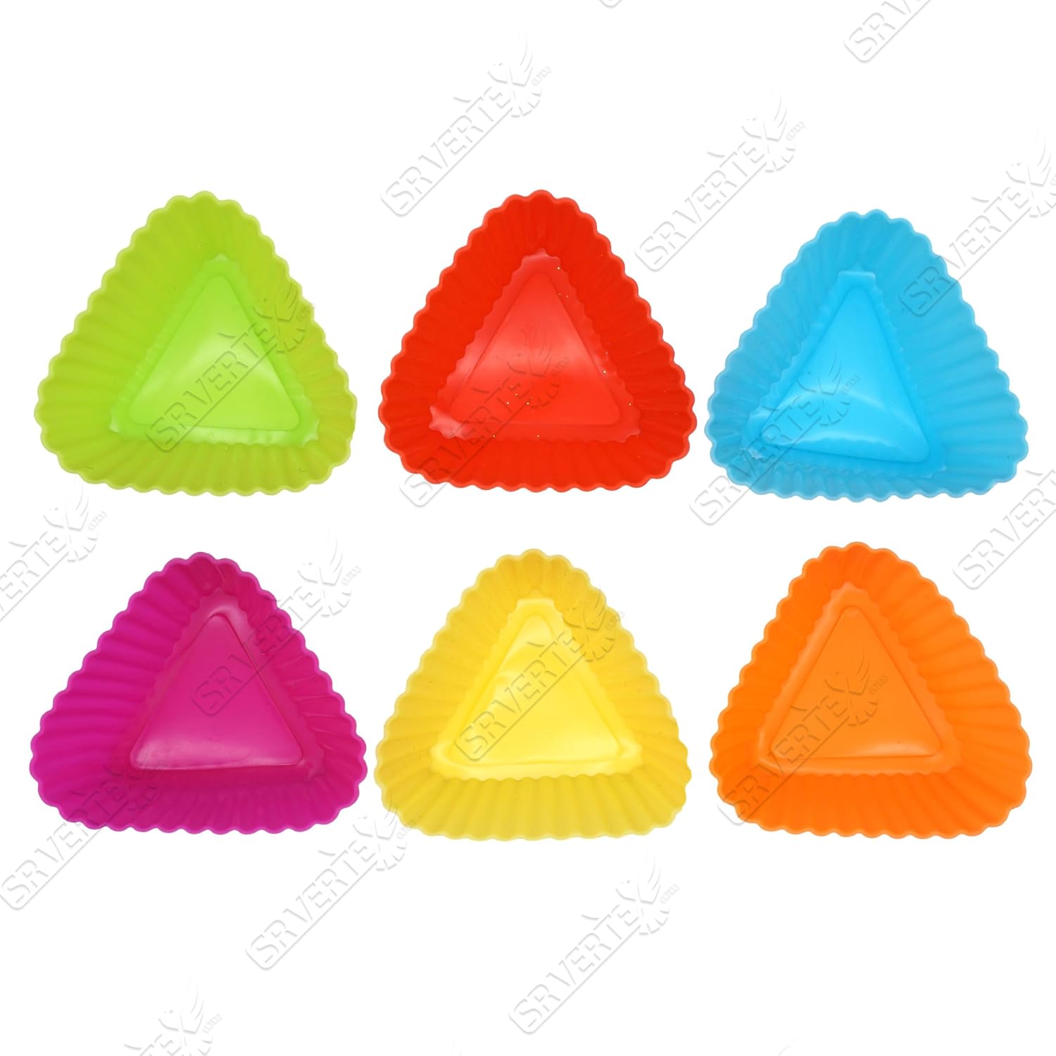12x Reusable Silicone Muffin Moulds