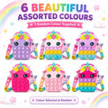 Unicorn Pop-It Fidget Bag with Lanyard 12.5cm