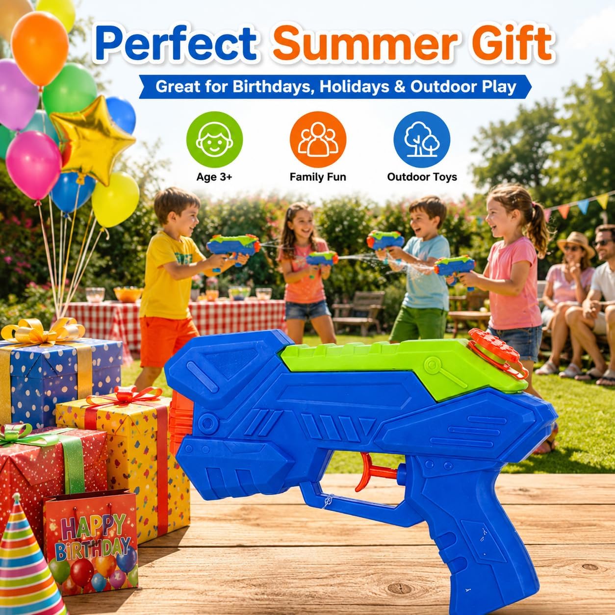 Kids Water Pistol 20cm with 250ml Tank