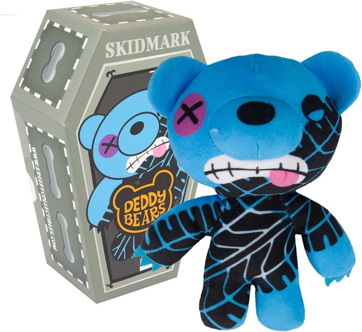 Skidmark Halloween Plush Deddy Bears Coffin - 15cm Series 3