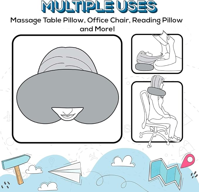 Soft U Shaped Neck Support Cushion 30cm