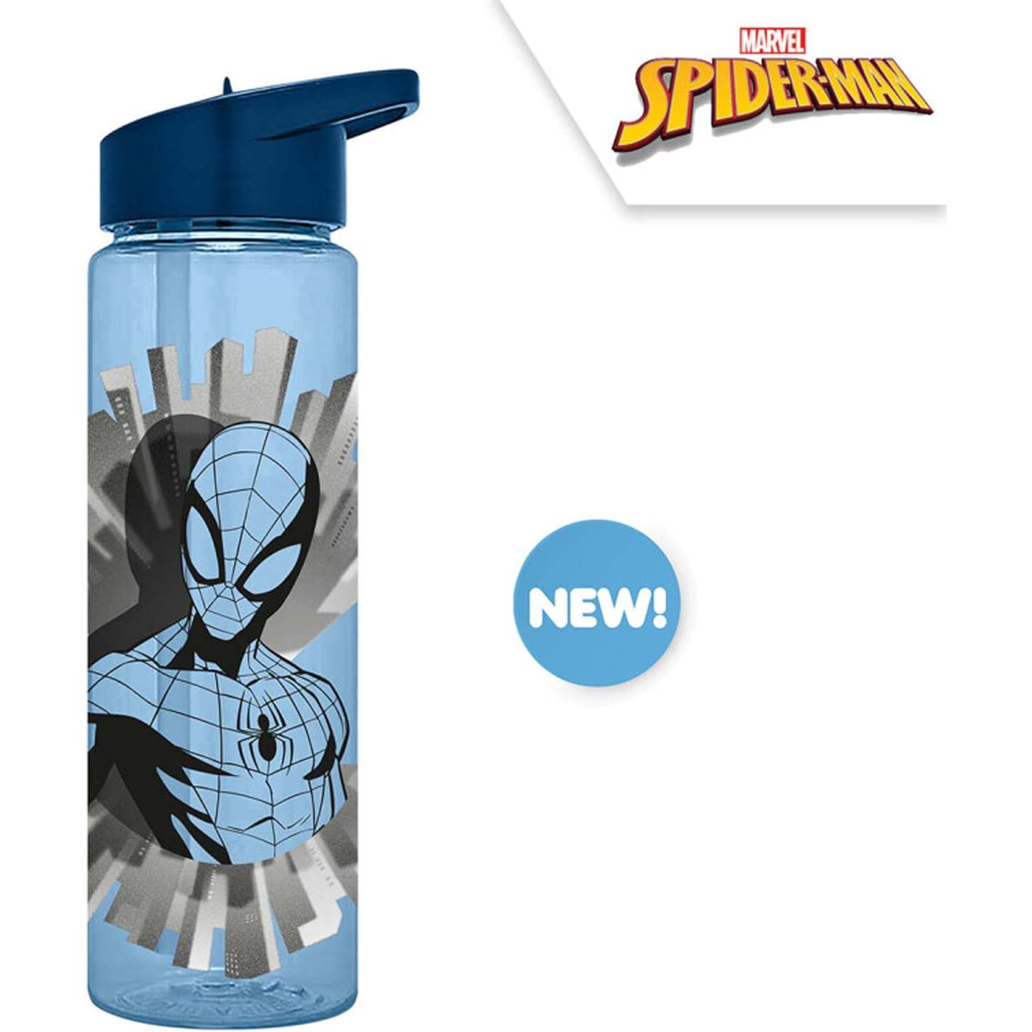 Kids 600ml Leak-Proof Water Bottle with Flip Up Spout