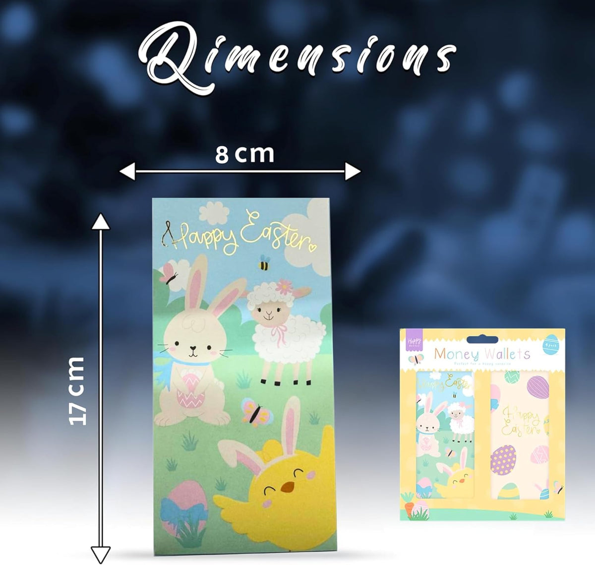 4Pk Easter Money Wallets with Envelopes - Image 2