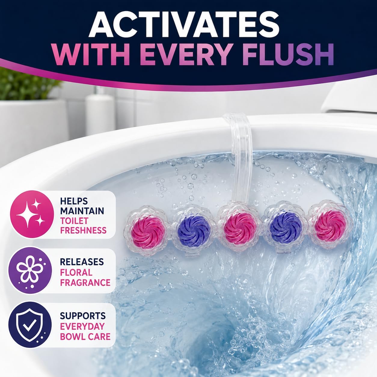 Toilet Rim Block Cleaner Fragrance