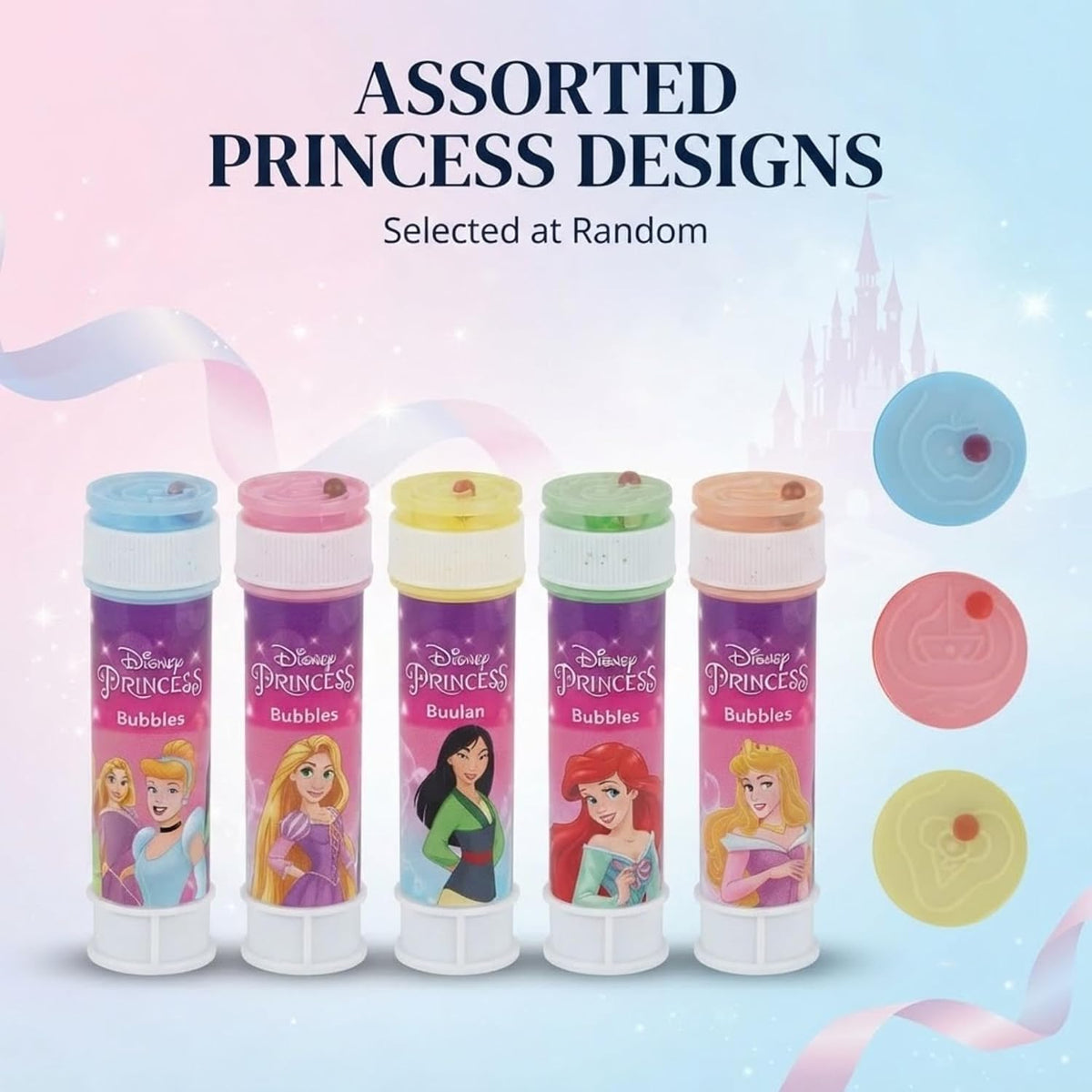 Disney Princess Bubble Tubes 12 Pack – view 5