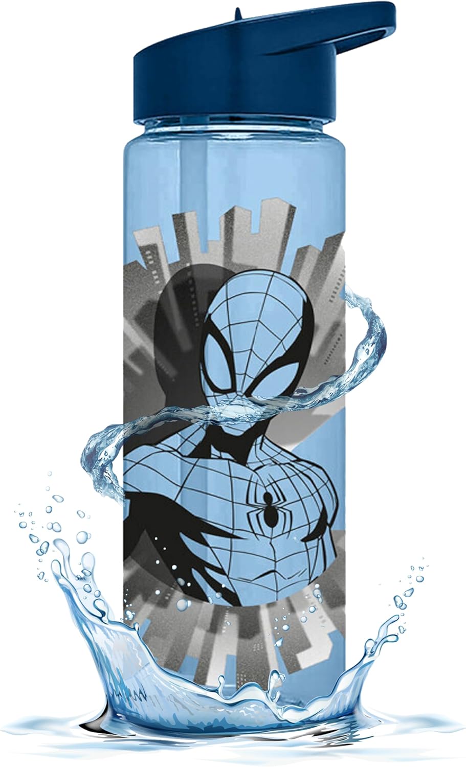 Kids 600ml Leak-Proof Water Bottle with Flip Up Spout
