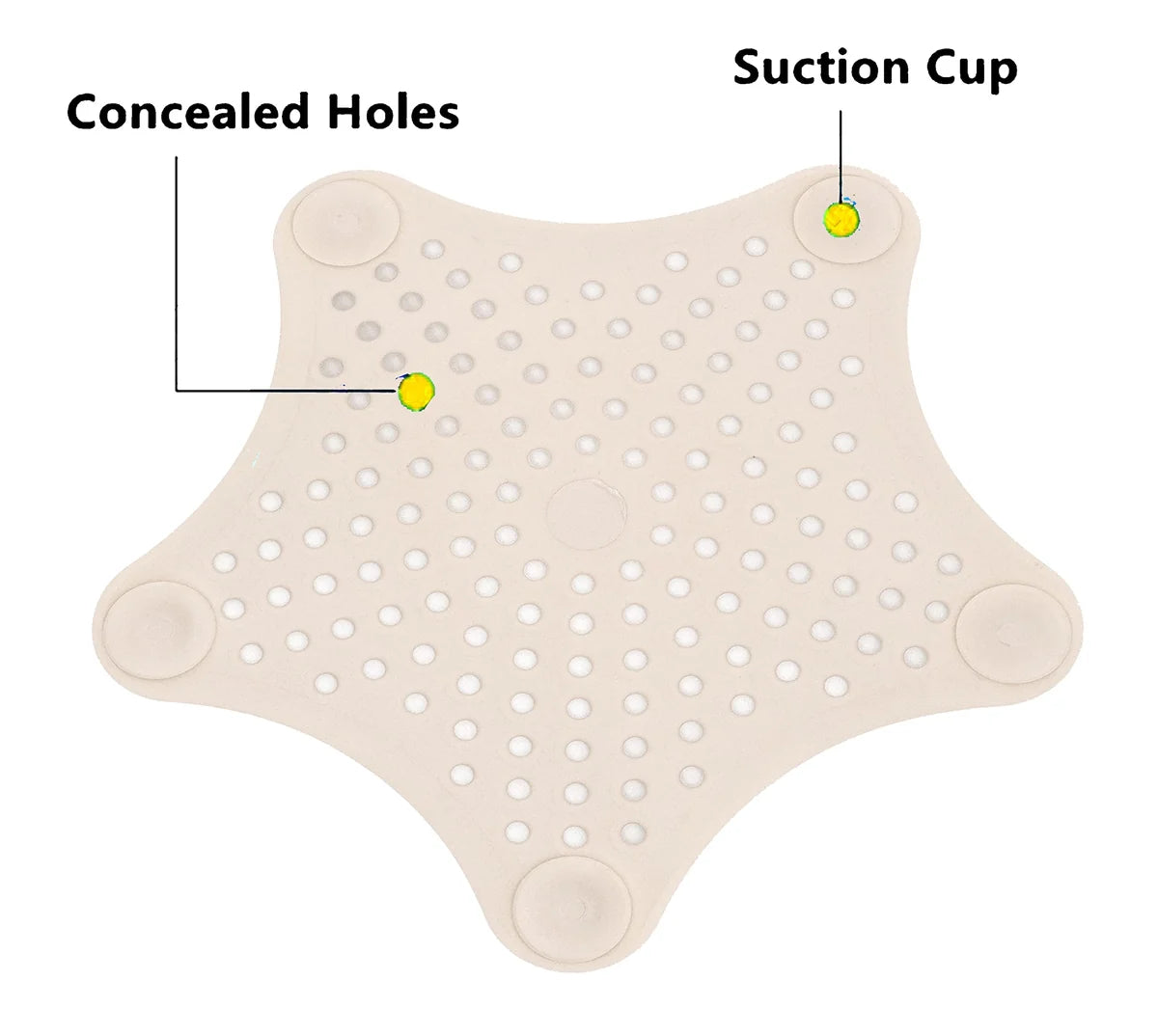 Silicone Star Shape Drainer