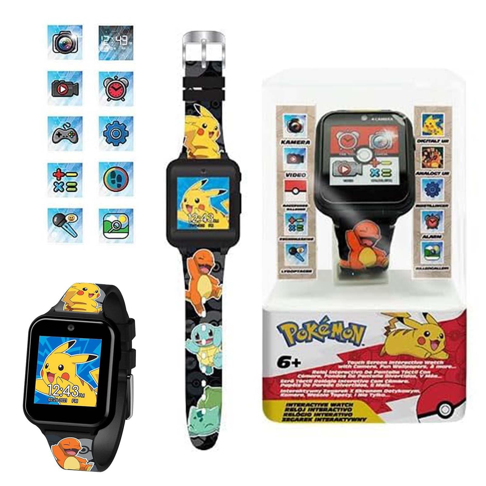 Pokemon Black Kids Interactive Smart Watch - 22cm