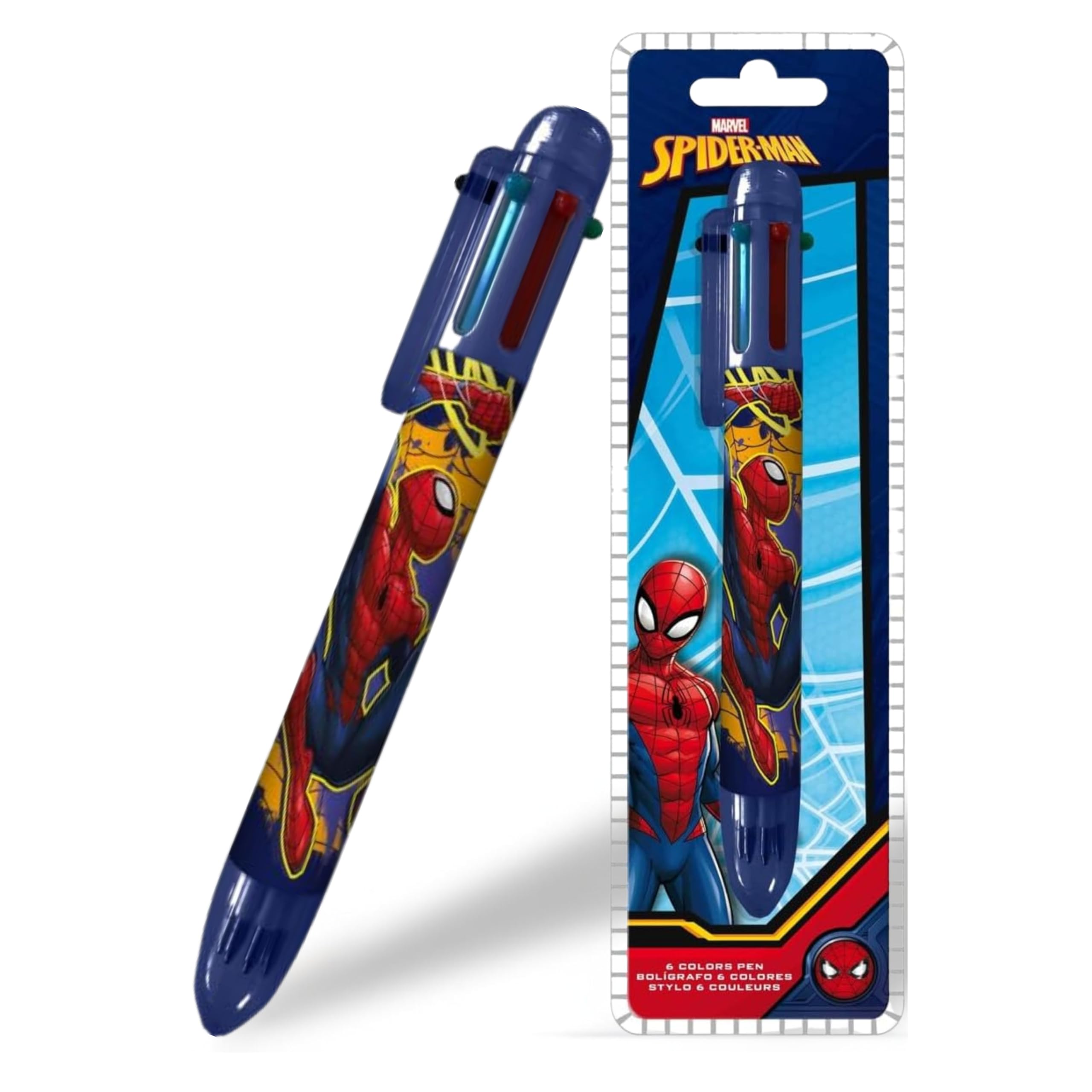 6 Color Pen Character Printed