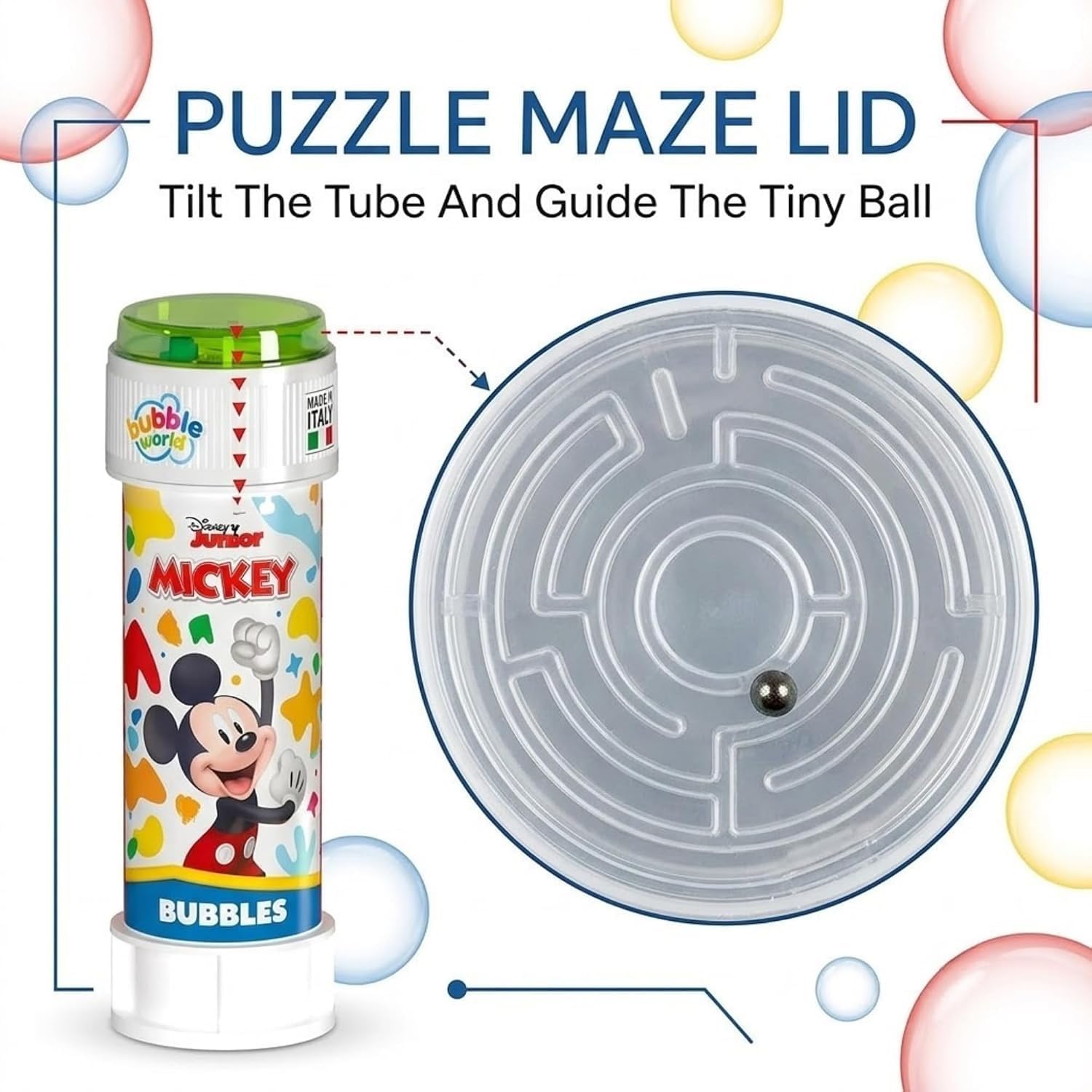 Mickey Mouse 12Pcs Bubble Tubes with Wand