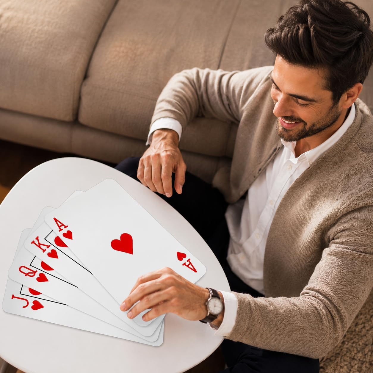 Giant Poker Set with Cards & Chips
