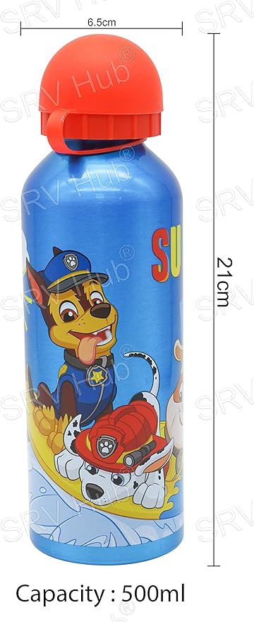 Paw Patrol Aluminium Water Bottle 500ml