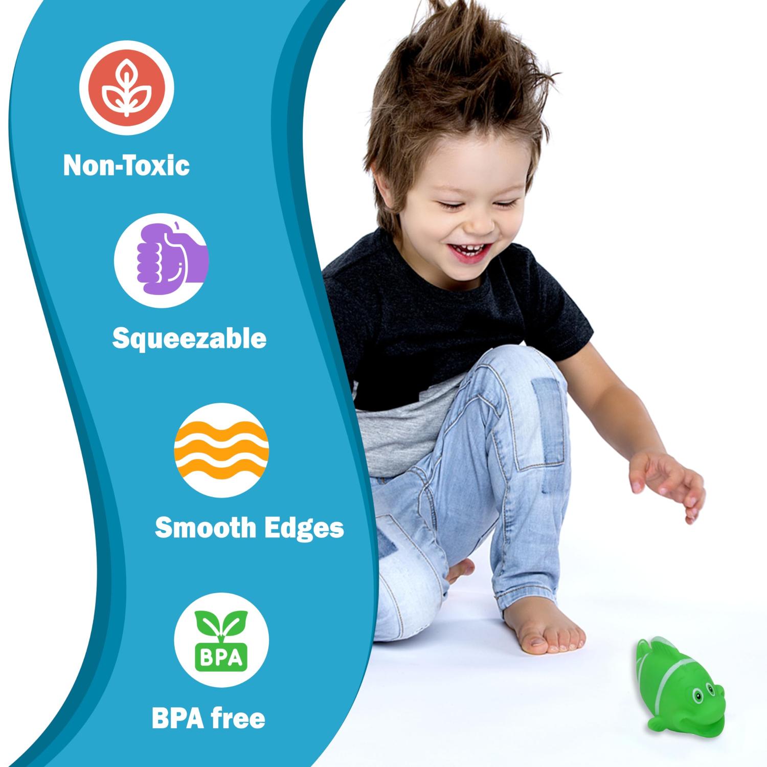 Baby Bath Toy & Tidy Set - Assorted