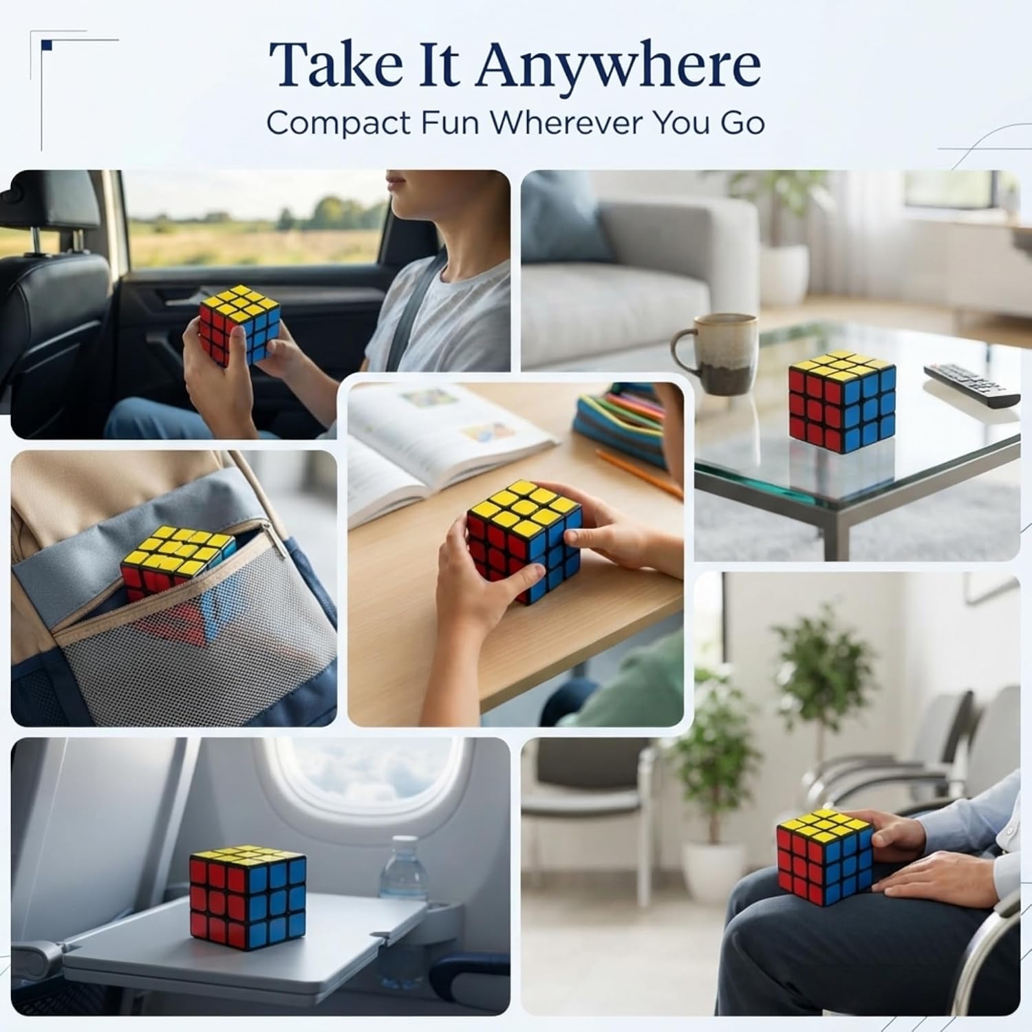 5.5cm Magic Cube Puzzle Brain Teaser Toy